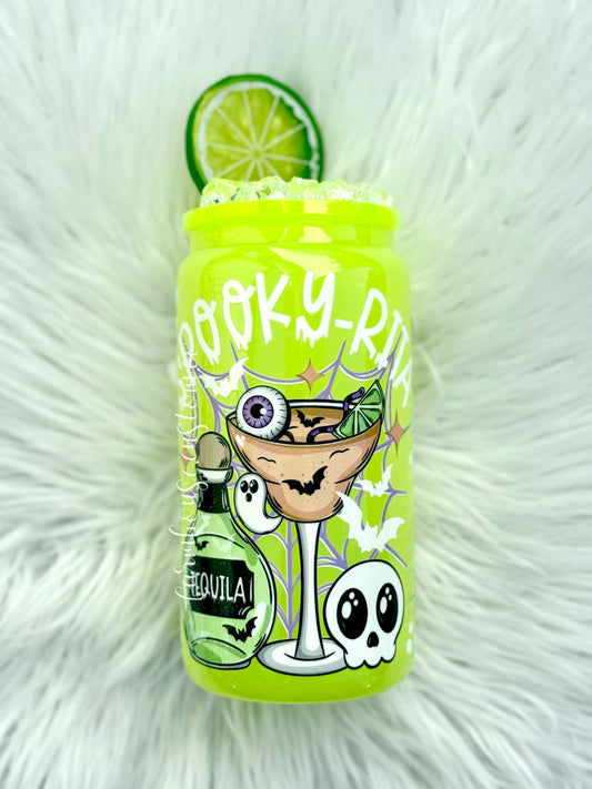 Spooky-Rita Glass Can